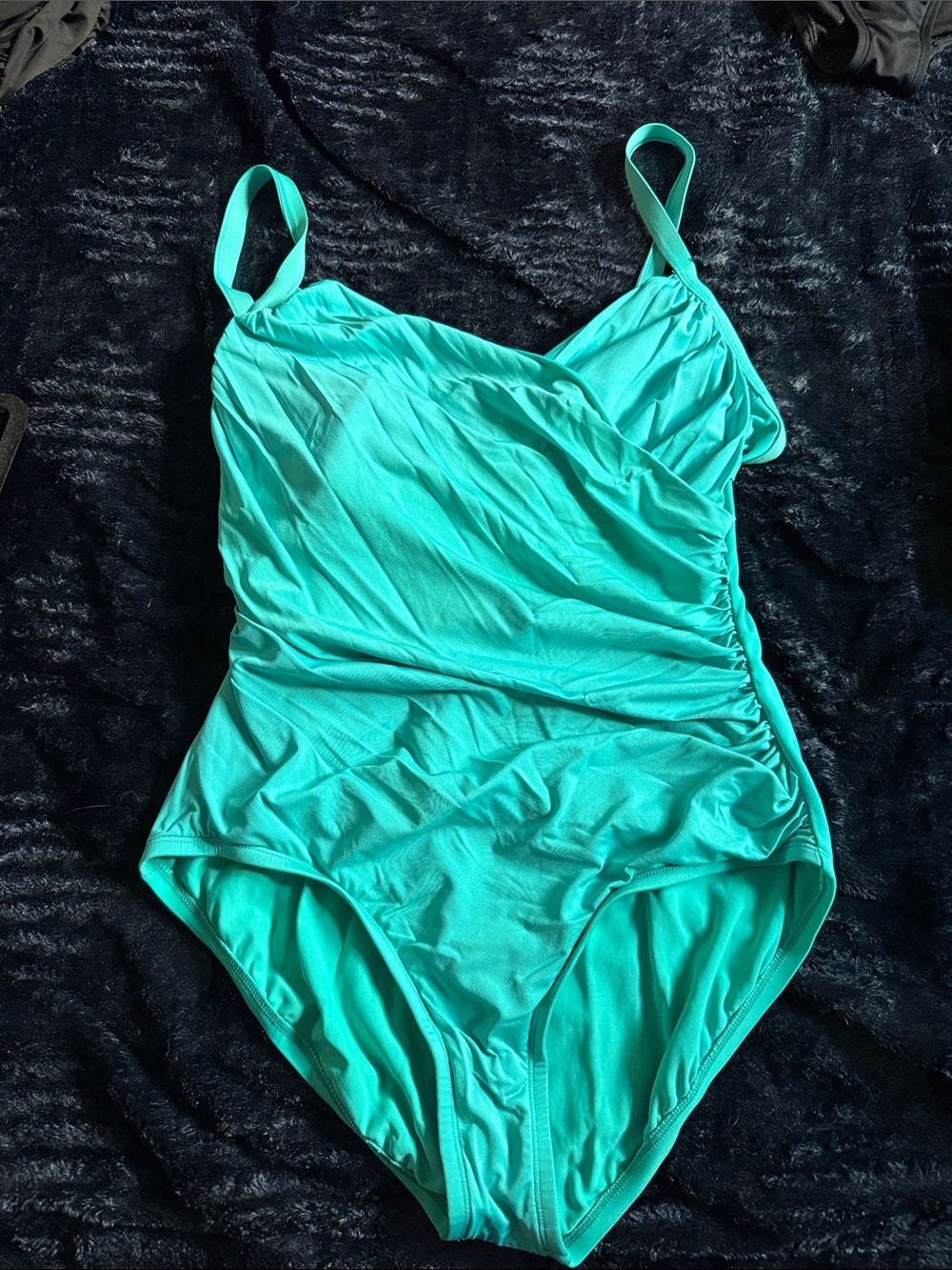 Women's One-Piece Swimsuit - Teal blue